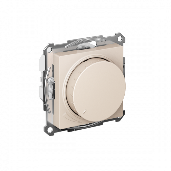 ATLASDESIGN СВЕТОРЕГУЛЯТОР (диммер) повор-нажим, LED, RC, 400Вт, мех., БЕЖЕВЫЙ