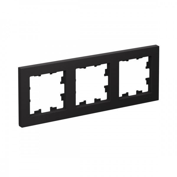 Рамка трехпостовая ATLASDESIGN универсальная карбон