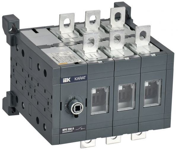 Выключатель-разъединитель ВРК реверсивный без рукоятки управления 3P 250А KARAT