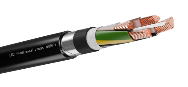 Кабель силовой  ПвБШп(г) 4х240 мс(PE)-1 Ч, бар