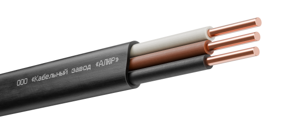 Кабель силовой ВВГ-Пнг(А)-LSLTx 3х1.5-0.660 однопроволочный (бухта)