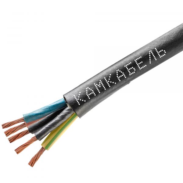 Кабель силовой гибкий КГ-ХЛ 5х6(N, PE) 220/380-3 уп-100м