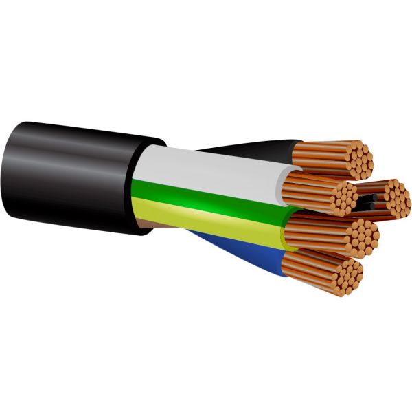 Кабель силовой КГТП-ХЛ 5х1,5 (N, PE) 380/660-3 ТРТС