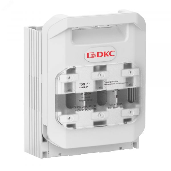 Предохранитель Выключатель Разъединитель Горизонтальный 250А 3P крепление на монтажную плату