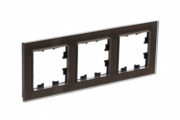 Рамка трехпостовая ATLASDESIGN NATURE, ОРГАНИЧЕСКОЕ СТЕКЛО МОККО