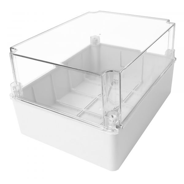 Коробка распределительная без отверстий с прозрачной крышкой  IP67  310x230x180мм  KP-3123/H-T/KLR