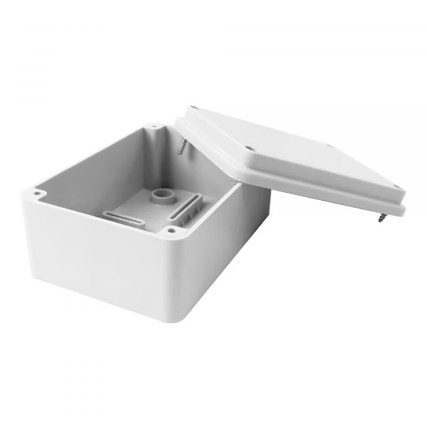 Коробка распределительная без отверстий с крышкой  IP54  80x120x50мм  KP-8012/KLR