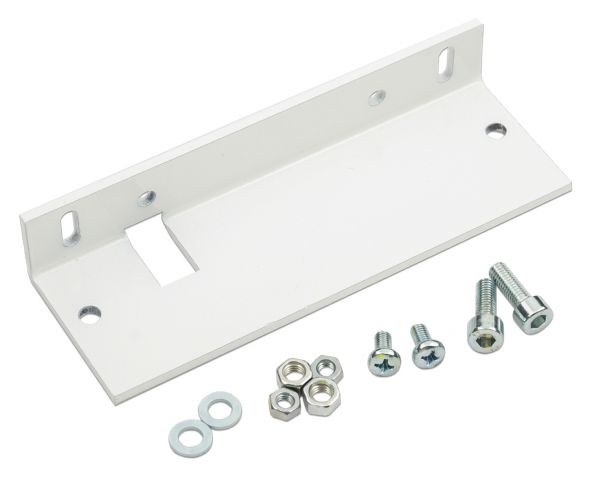 Уголок  монтажный AL-250UZ для крепления электромагнитного замка защелки AL-250UZ, белый