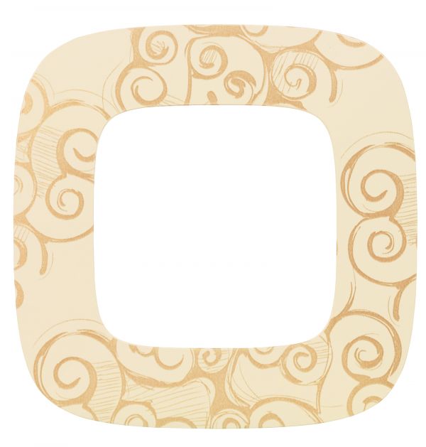 Valena ALLURE Рамка 1 пост Нарцисс золото универсальная