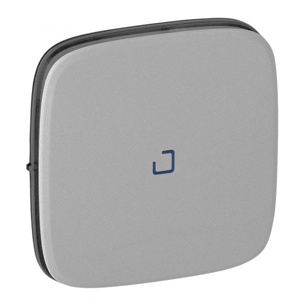 Valena ALLURE Лицевая панель для выключателя с индикацией, алюминий