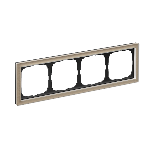 ARTGALLERY PURE 4-постовая РАМКА, ОРГАНИЧЕСКОЕ СТЕКЛО ШАМПАНЬ