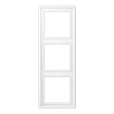 Рамка 3 поста, дюропласт, белый матовый