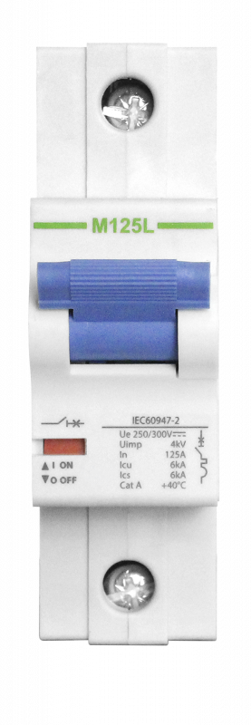 Выключатель автоматический ВА47-M125L-1P-C125-DC 1P/125A/C/15кА