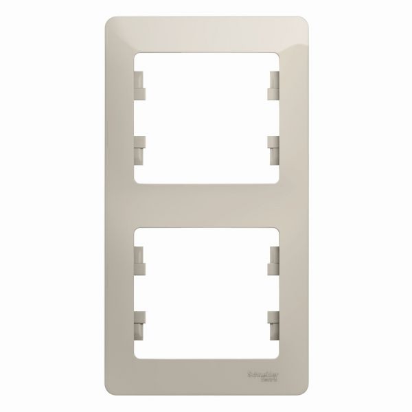 GLOSSA рамка 2-постовая вертикальная молочный