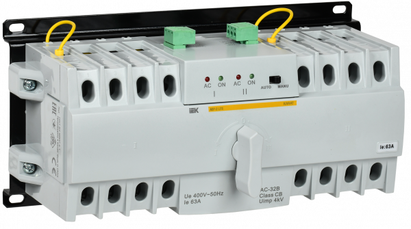 Устройство автоматического ввода резерва модульное АВР-2 LITE 63А KARAT