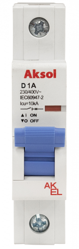 Выключатель автоматический ВА47-MCB-H-AKSOL-1P-D4-AC 1P/4A/D/10кА