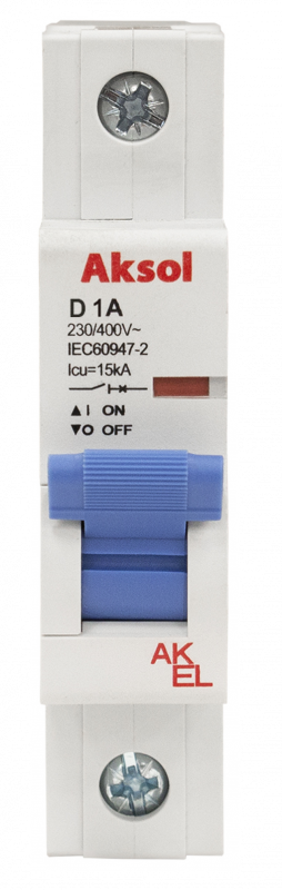 Выключатель автоматический ВА47-MCB-L-AKSOL-1P-D4-AC 1P/4A/D/15кА