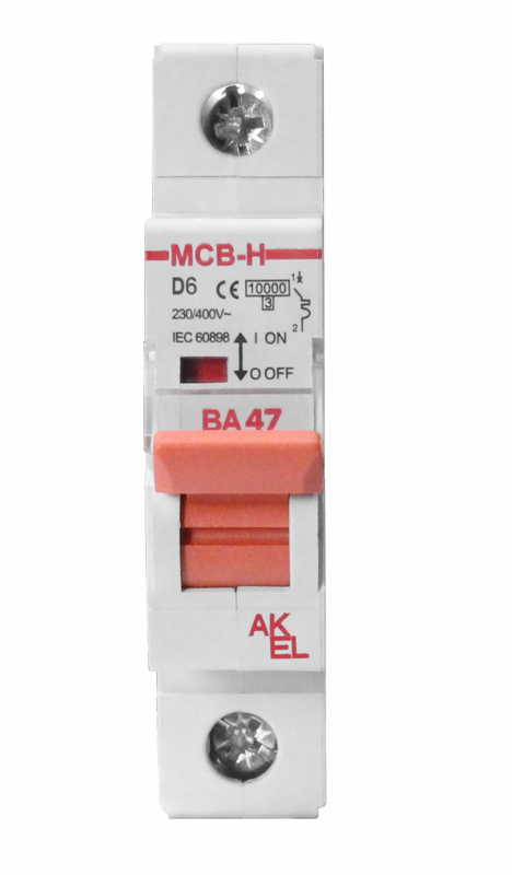 Выключатель автоматический ВА47-MCB-H-1P-D2-AC 1P/2A/D/10кА