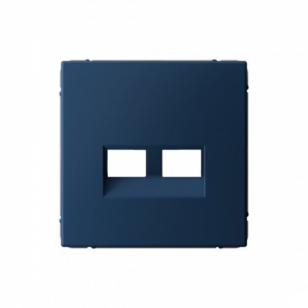 ARTGALLERY НАКЛАДКА двойная для информационных функций типа Keystone, АКВАМАРИН