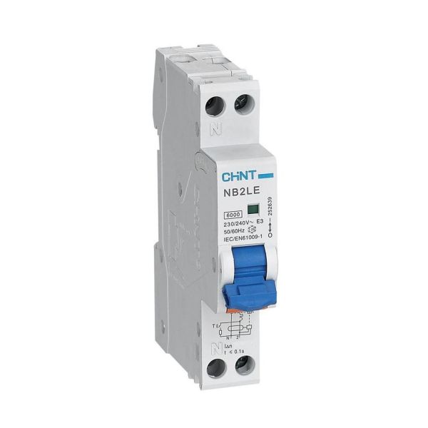 Автомат дифференциальный NB2LE 1P+N 40А 30мА 1 мод., характеристика C, электронный тип AC, 6кА (R)