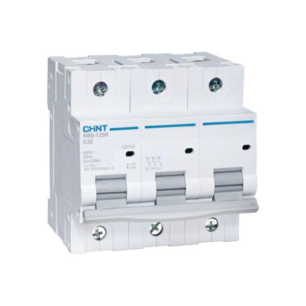 Выключатель автоматический NB8-125R 3P 25A 25кА характеристика C R