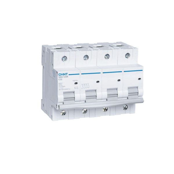 Выключатель автоматический NB8-125R 4P 16A 25кА характеристика C R