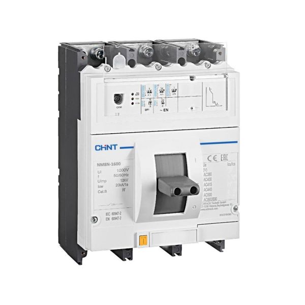 Автоматический выключатель NM8N-1600S EN 3P 1600А 50кА с электрическим расцепителем, с внешними выводами (R)