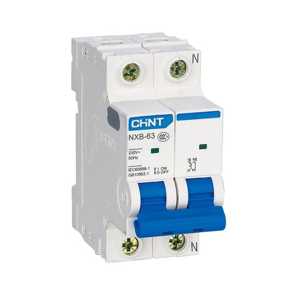 Выключатель автоматический NXB-63 1P+N 6А 6кА х-ка B (R)
