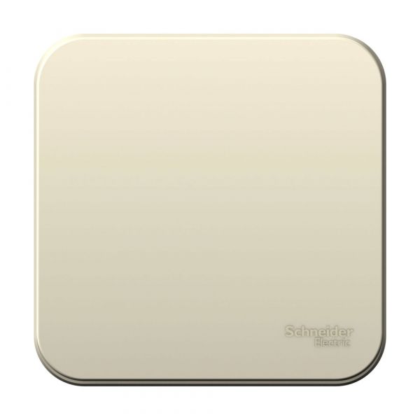 BLANCA  одноклавишный выключатель наружный  (cх.1), 6а, 250в, молочный