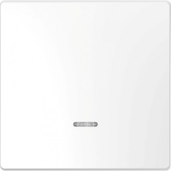 Клавиша одинарная D-Life с линзой для LED модуля белый лотос SD