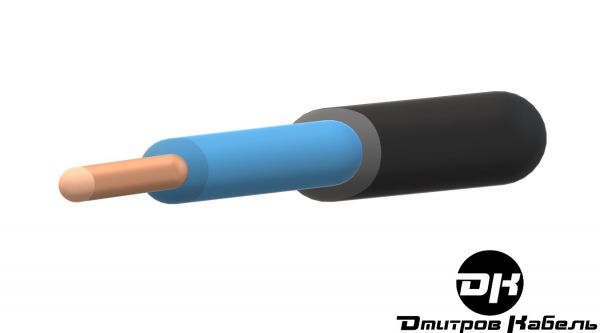 Кабель силовой ППГнг(A)-HF 1х6(син) ТРТС