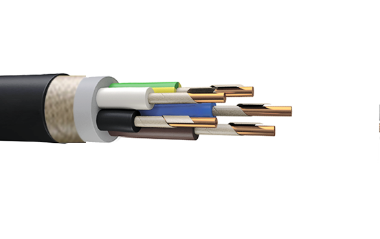 Кабель силовой ППГнг(А)-FRHF 5х6ок-0,66 барабан ТРТС