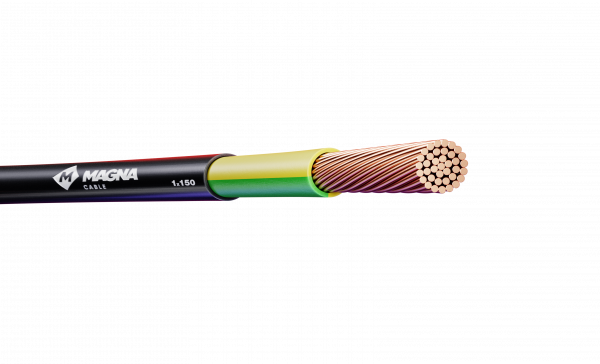 Кабель силовой ППГнг(А) HF 1х150 мк (PE)   -1 ТРТС ж/з