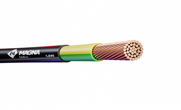 Кабель силовой ППГнг(А) HF 1х240 мк(PE) -1 ТРТС ж /з