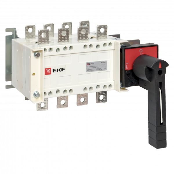 Рубильник-переключатель 250A 4P c рукояткой управления для прямой установки PowerSwitch