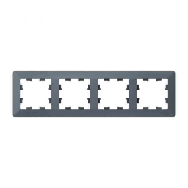 ATLASDESIGN AIR 4-постовая РАМКА, ГРИФЕЛЬ/дымчатый черный