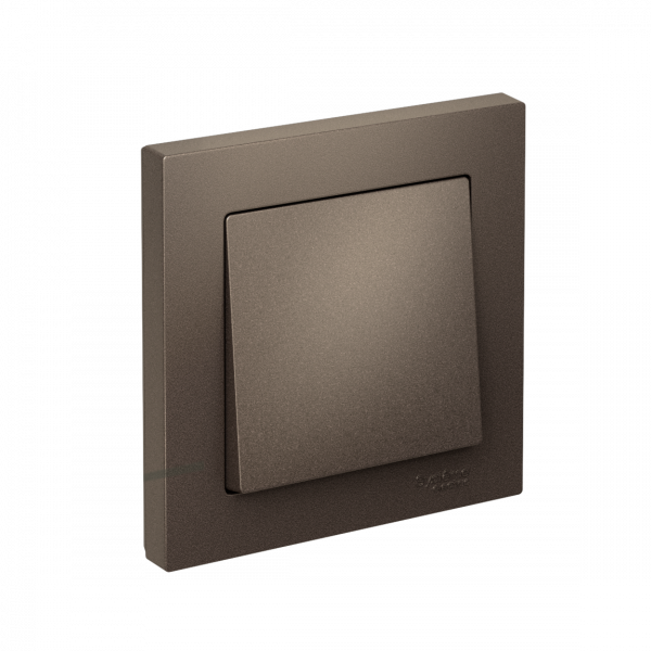 ATLASDESIGN 1-клавишный ВЫКЛЮЧАТЕЛЬ, сх.1, 10АХ, в сборе, быстрозажимные клеммы, МОККО