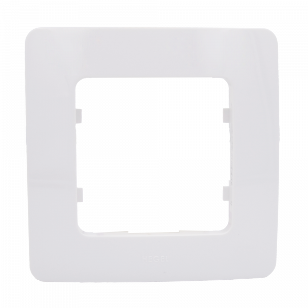 Рамка одноместная, скрытой установки, цвет белый