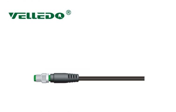 Соединитель кабельный M8-M03T-10.0PVC/BK (вилка)