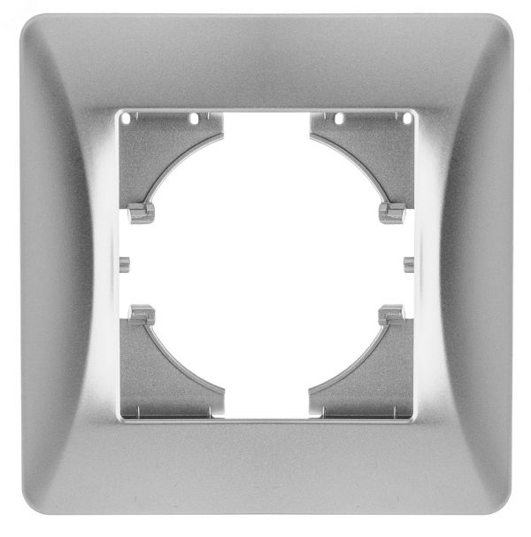 Рамка 1-местная Ugra, серебро