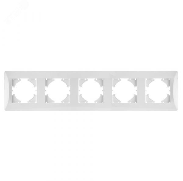 Рамка 5-местная Ugra, белый