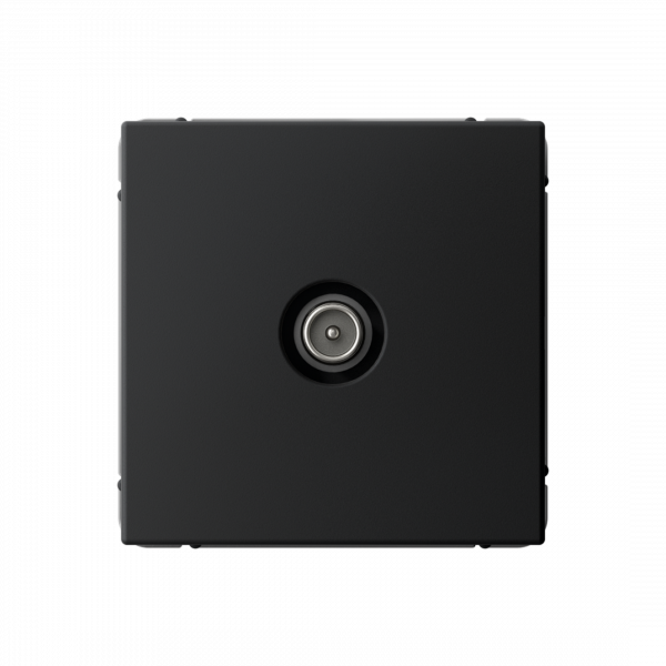 ARTGALLERY TV ТВ розетка проходная 4DB, механизм, карбон