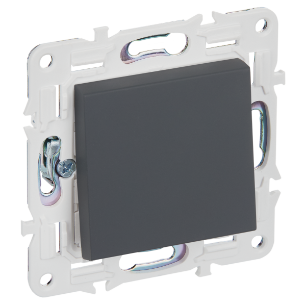 SKANDY Выключатель 1-клавишный перекрестный 10А SK-V03G графит IEK