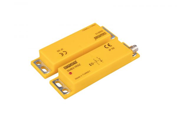 Магнитный датчик (2НЗ), разъём M8*4 (расст. сраб. 5мм), индикация LED, правый выход, IP68