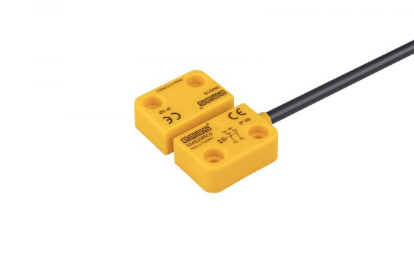 Магнитный датчик (2НЗ), провод 4м (расст. сраб. 5 мм), правый выход, IP68