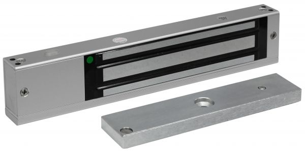 Замок электромагнитный, внутреннее исполнение, СИД, датчик положения двери