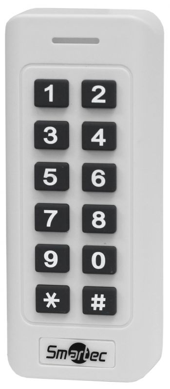 Считыватель EM с клавиатурой, белый, интерфейс Wiegand, 3-8 см
