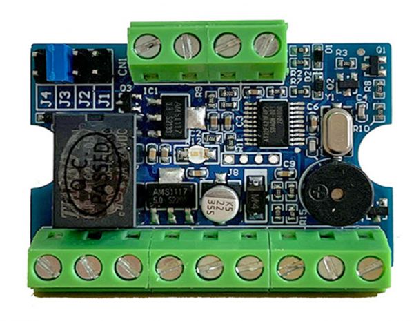 Контроллер автономный, память на 1000 пользователей, поддержка считывателей iButton и Wiegand 26-42