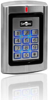 Контроллер автономный со встроенными считывателем EM+HID Prox и клавиатурой, Wiegand-вход/выход, карта или ПИН / карта и ПИН, память на 2000+100 пользователей, дальность 3 - 6 см, 125 кГц, мастер карты в комплекте, -30град. +60град.С, 12-24 В DC