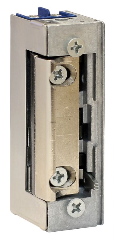 Защелка электромеханическая симметричная, HЗ, без планки, регулируемый язычок, механическая и длительная электрическая разблокировка